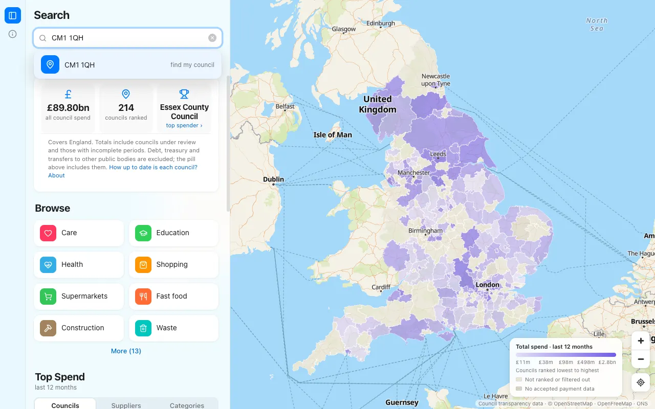 search · postcode, desktop